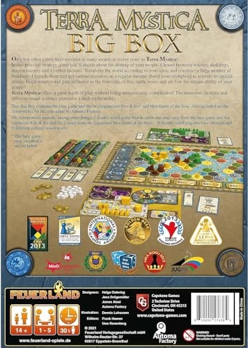 Terra Mystica: Base Game + Terra Mystica: Fire & Ice Expansion + Terra Mystica: Merchants of the Seas Expansion