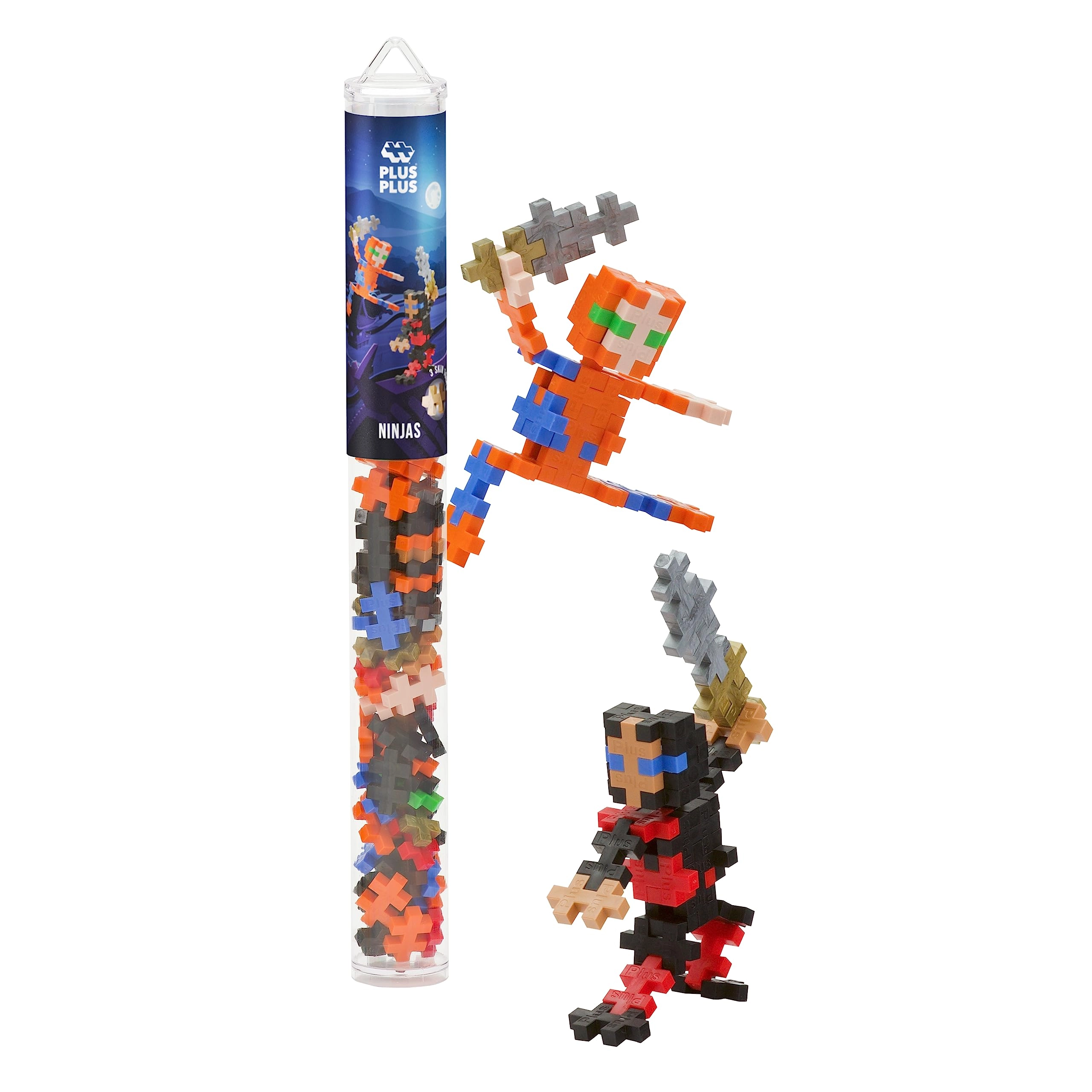 Plus-Plus Mini Maker Tube - Ninjas 70pcs