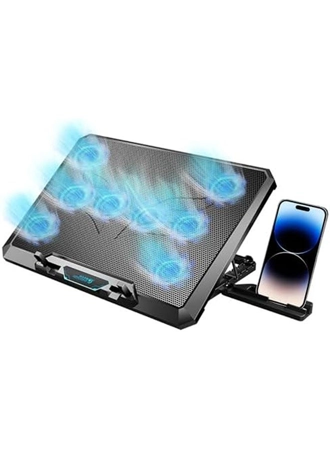 Moninsta RGB Laptop Cooling Pad - 8 Fans 12.1-17.3 Inch