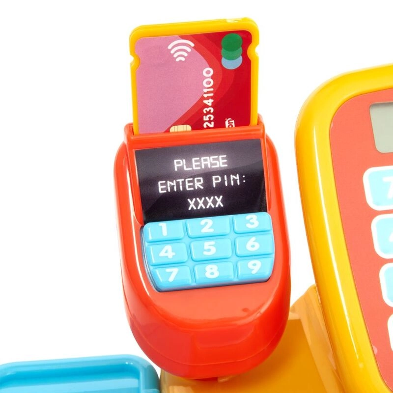 Cash Register Playset - working calculator play debit card (66450)