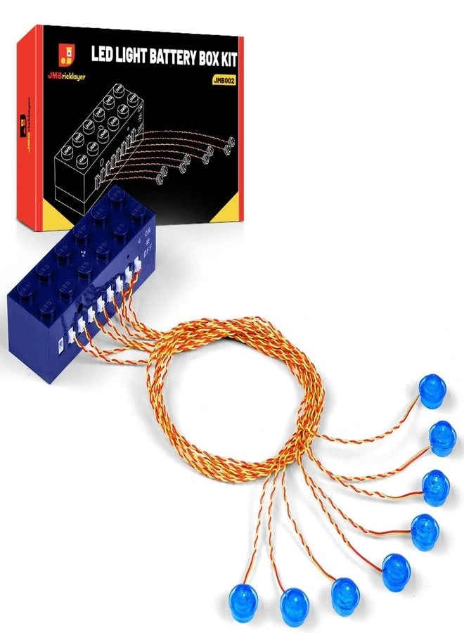 JMBricklayer LED Light Kit - 2x6 Red Light-Sensing Mode