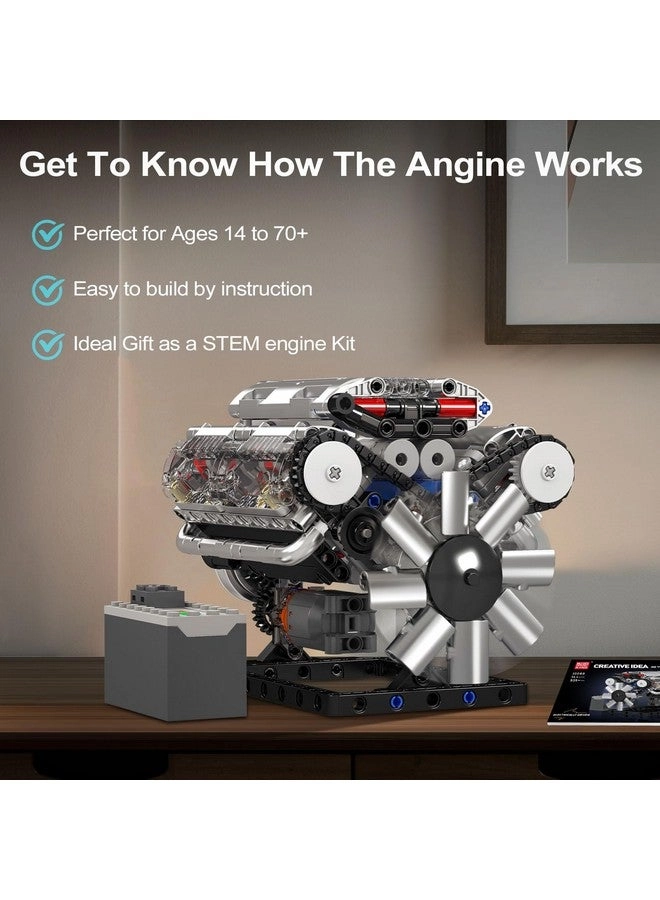 V8 Engine Model Kit Engineer - 14 years+ 535 pieces