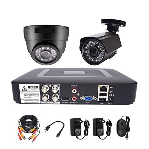 4CH DVR + AHD Analog Camera - 2Pcs 1080P 2MP