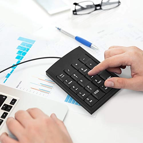 Numeric Keypad - USB 19 Key Black