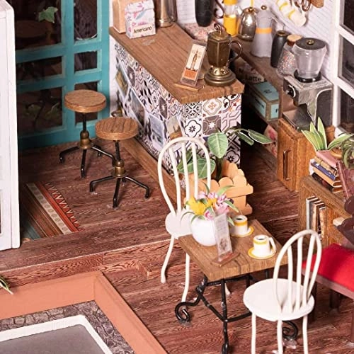 DIY Miniature Dollhouse Kit - Simon's Time Cafe