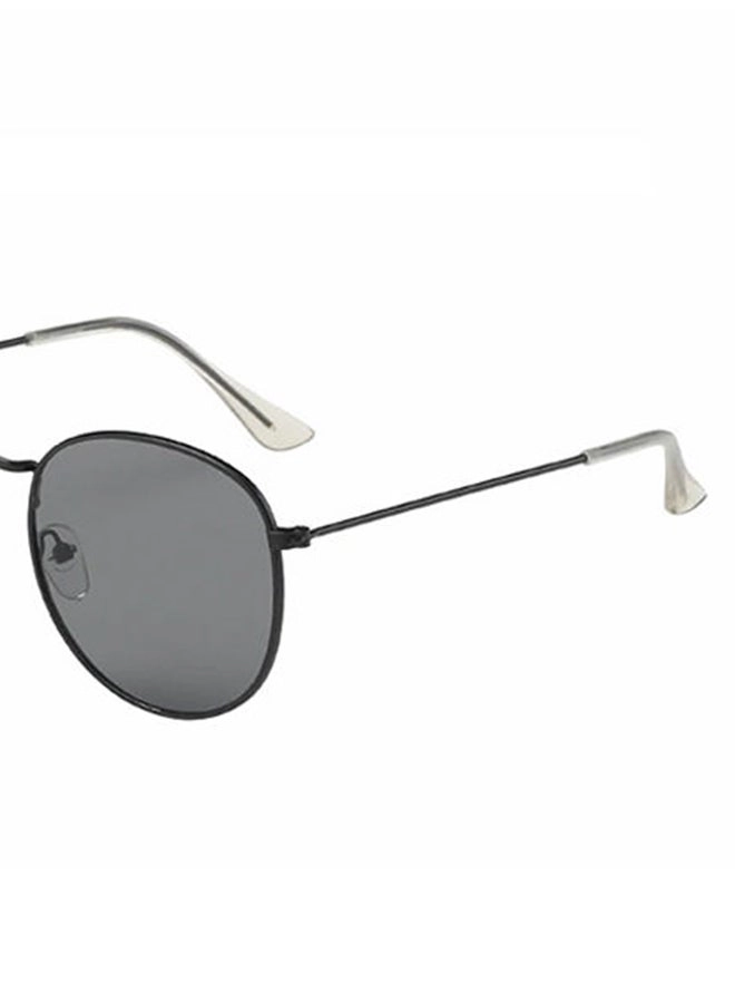 Round Frame Sunglasses - 55mm Black