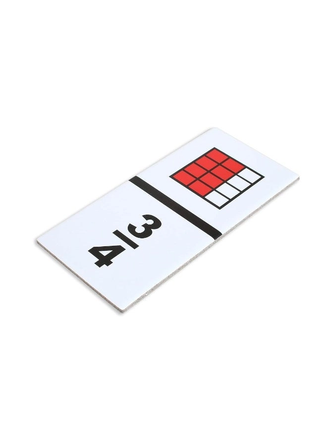 The Original Fraction Dominoes - 49 pieces