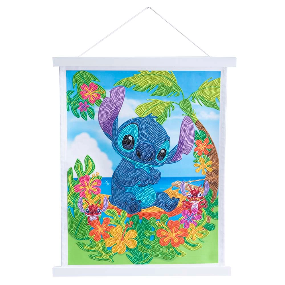 Disney Lilo And Stitch DIY Crystal Art Scroll Kit - Stitch