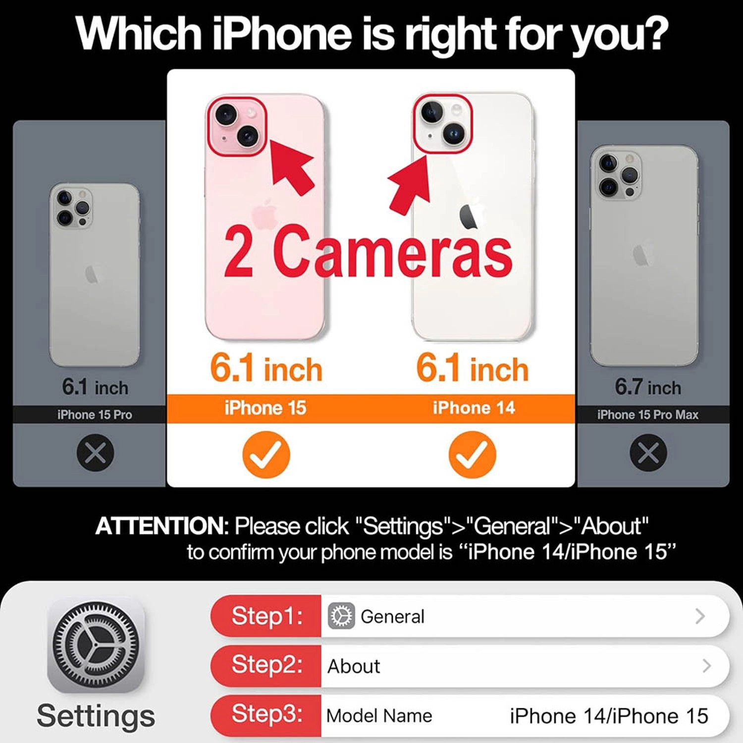 Magnetic Case with MagSafe for iPhone 14/15