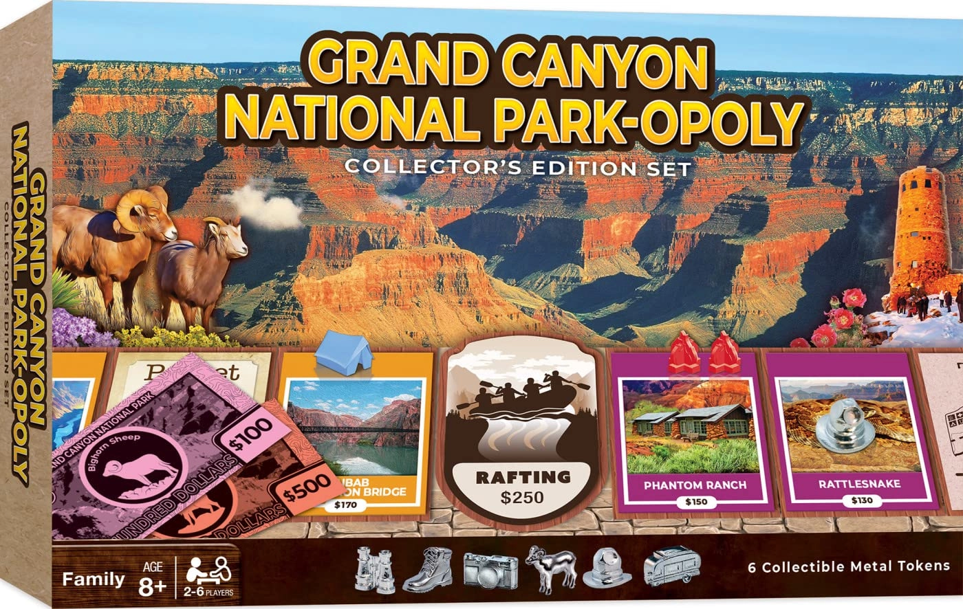 Masterpieces Puzzle Company Grand Canyon National Park Opoly