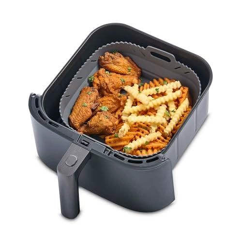 Collapsible Square Air Fryer Liner - Silicone