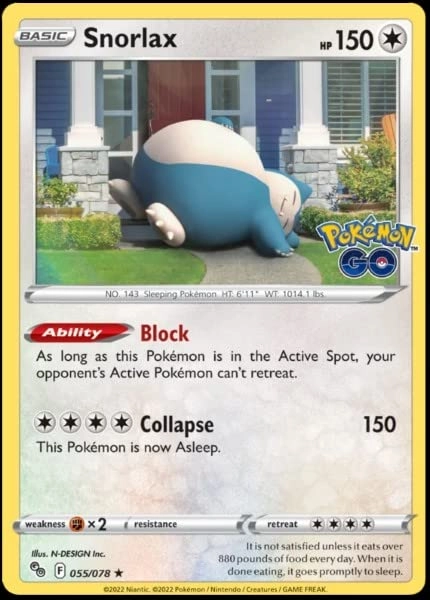 Pokémon Snorlax 055/078