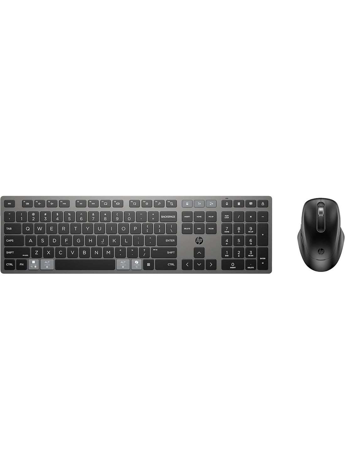 HP 720 Multi Device Rechargeable Wireless Keyboard And Mouse Combo - Wireless