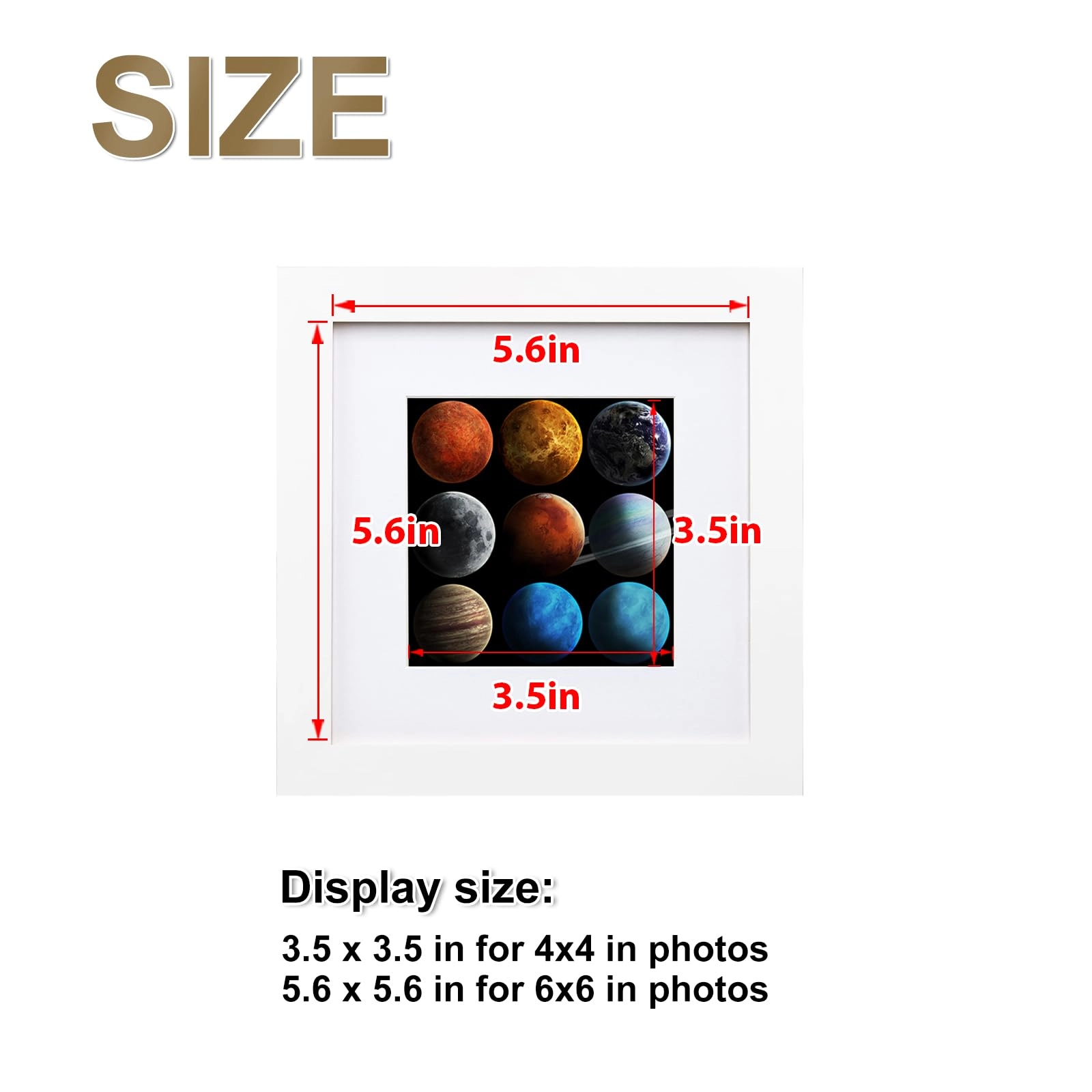 6x6 Photo Frames - 6x6