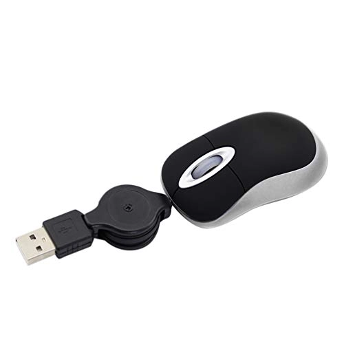 Mini Retractable Optical Mouse - Wired