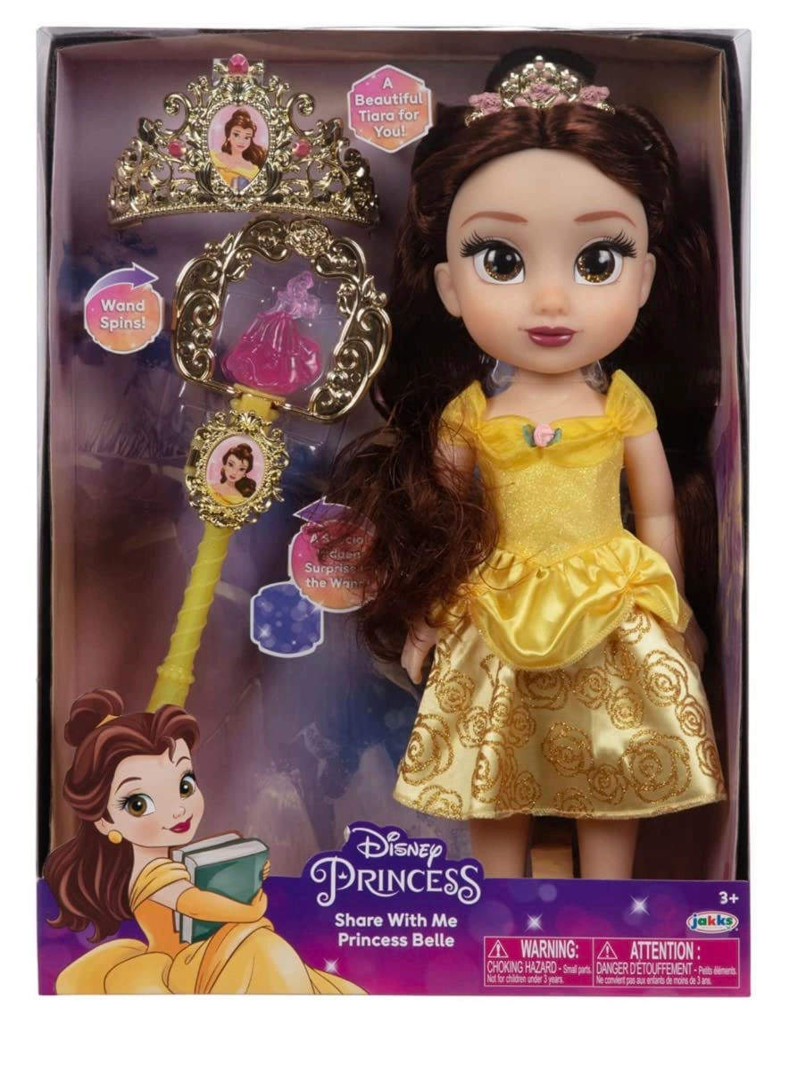 JAKKS Pacific Belle Toddler Doll - Tiara Wand Ring Ages 3+