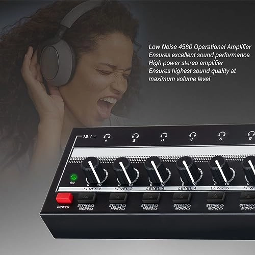 8-Channel Headphone Amplifier