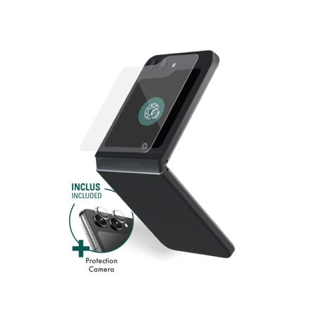 Force 9H+ Glass Screen Protector + Camera Lens Protector for Samsung Galazy Z Flip 6