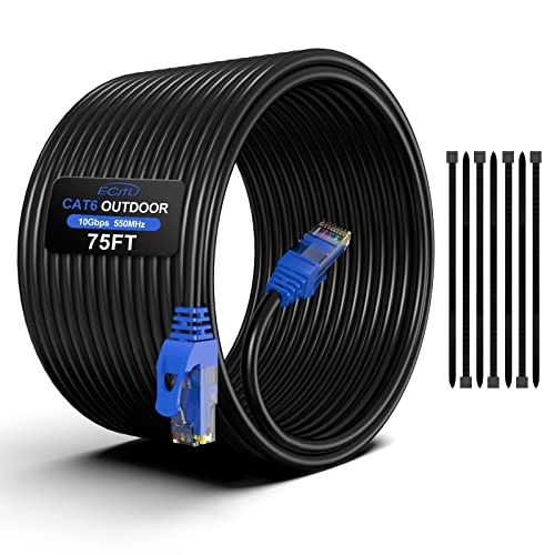ecjtu Cat6 Cable - 75FT