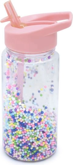 Double Wall Water Bottle Built-in straw Tritan 300 ml