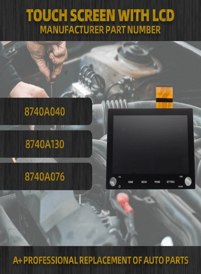 Touch Digitizer LCD Screen - 19-21 Mitsubishi Outlander Sport Mitsubishi ASX