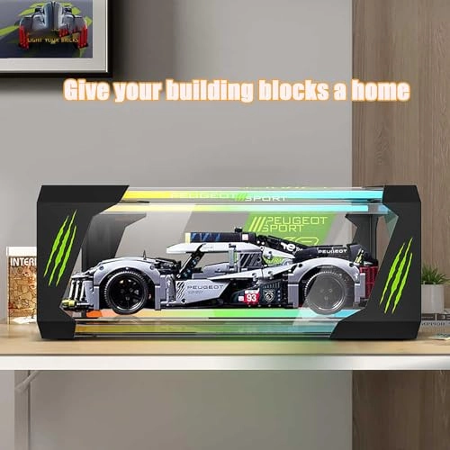 Acrylic Display Box - compatible with built-in hanging RGB lighting model with remote control 42156