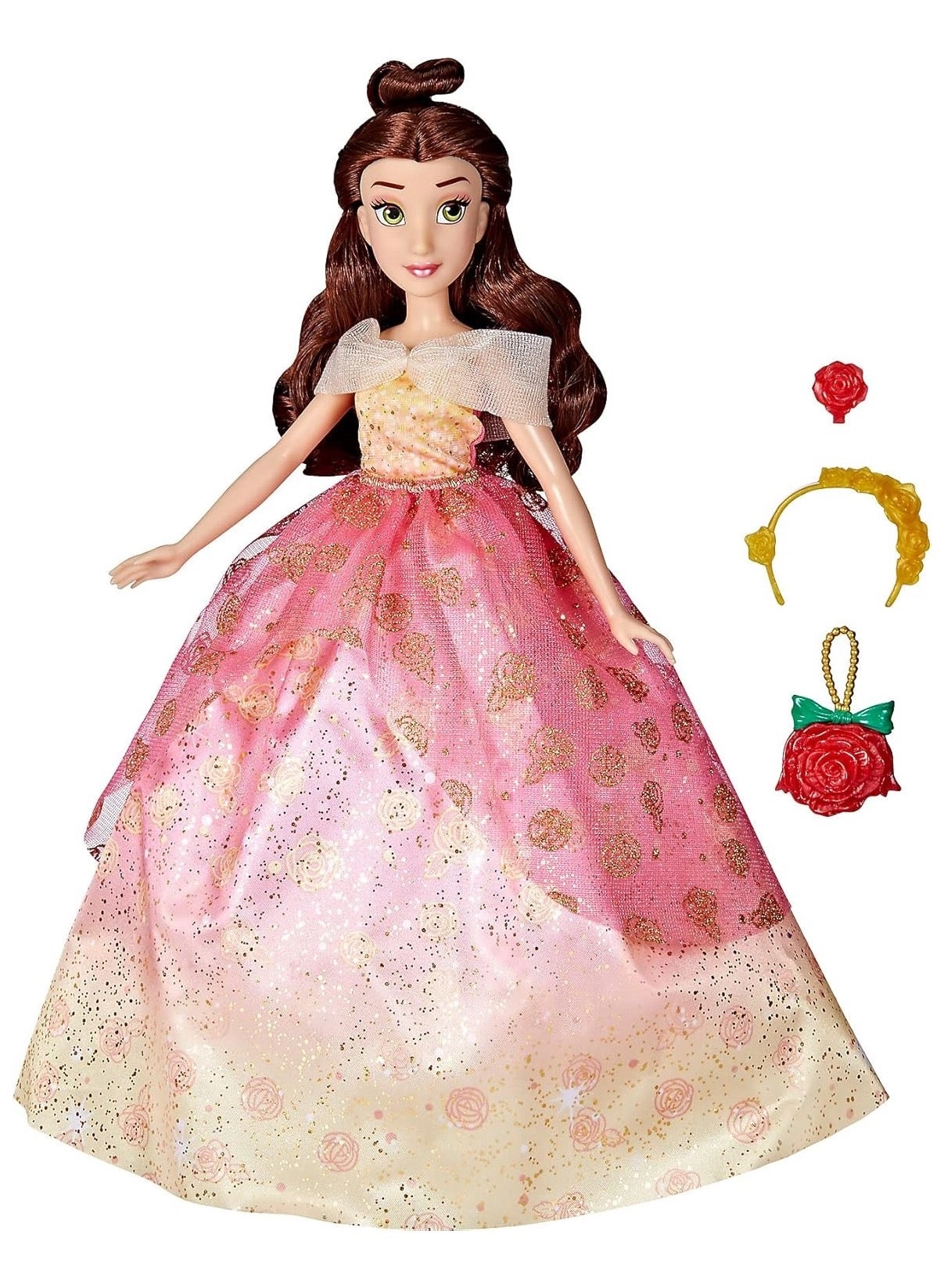 Belle Fashion Doll - 10 Outfit Combinations Ages 3+