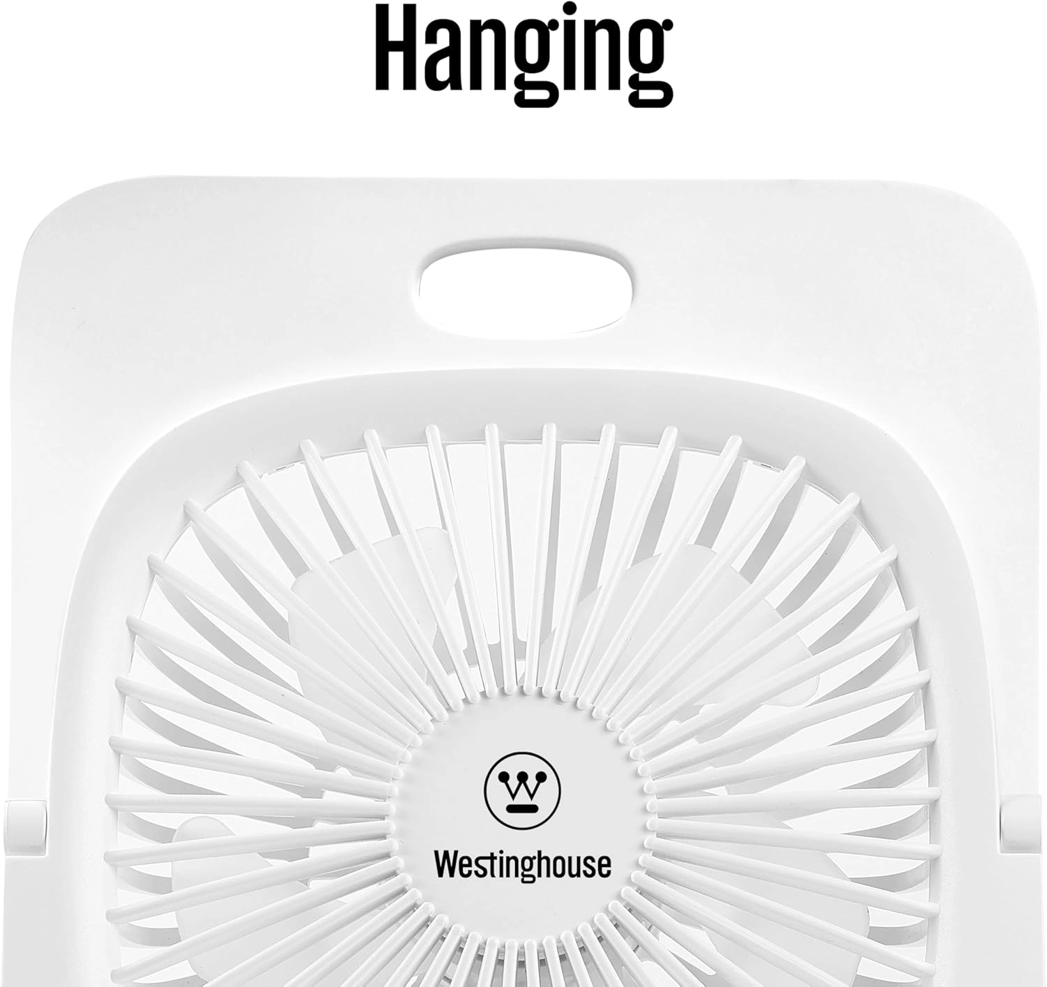 Rechargeable Desk Fan - LED Night Light 4-Speed USB