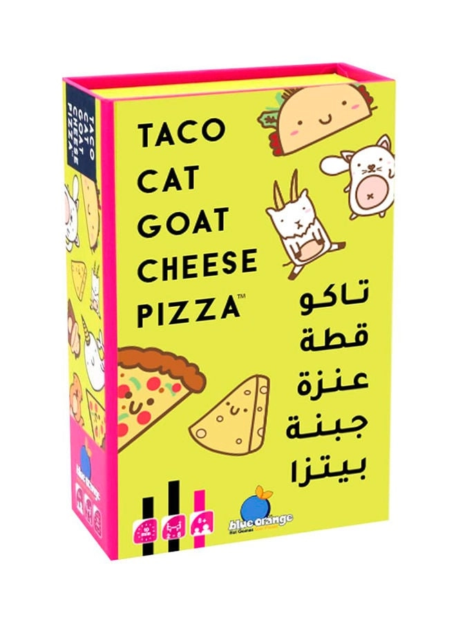 Taco Cat Goat Cheese Pizza - Card Game (Arabic/English)