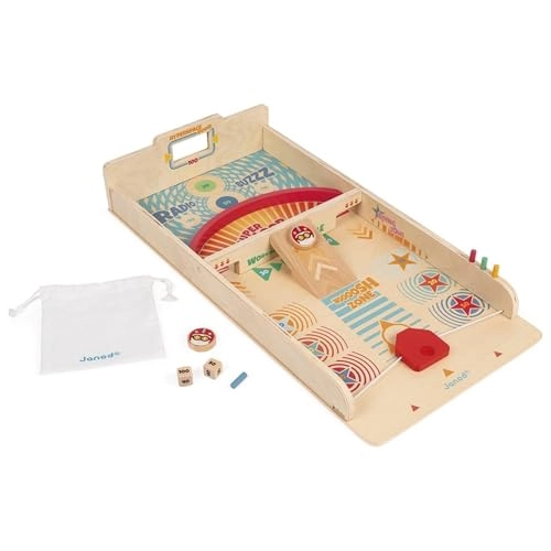 Retro Wooden Paddles Game - 6 years and up 4 pieces