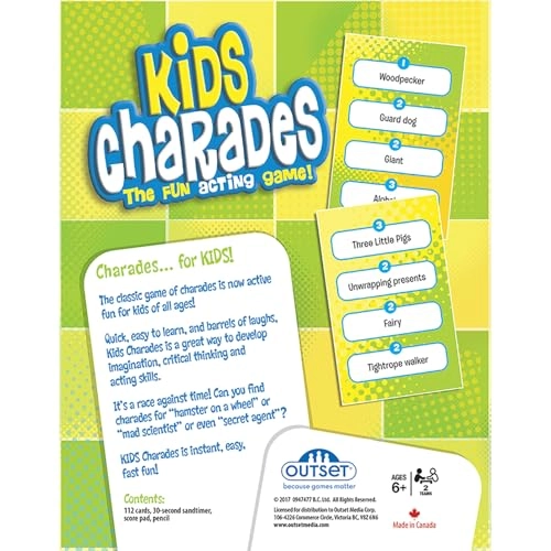 Kids Charades - English Ages 6+