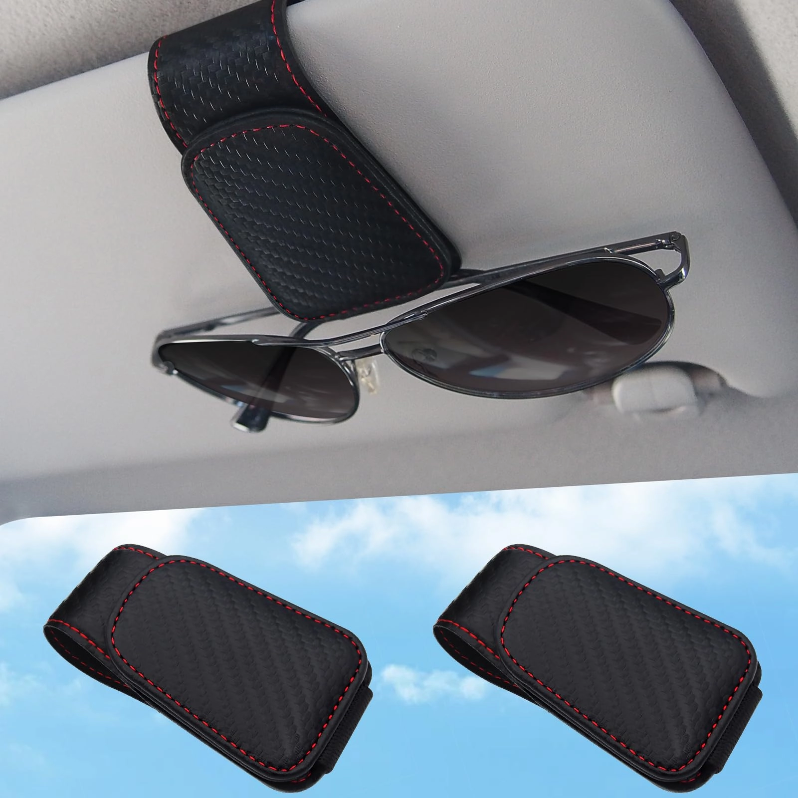 Sunglasses Holders for Car Visor