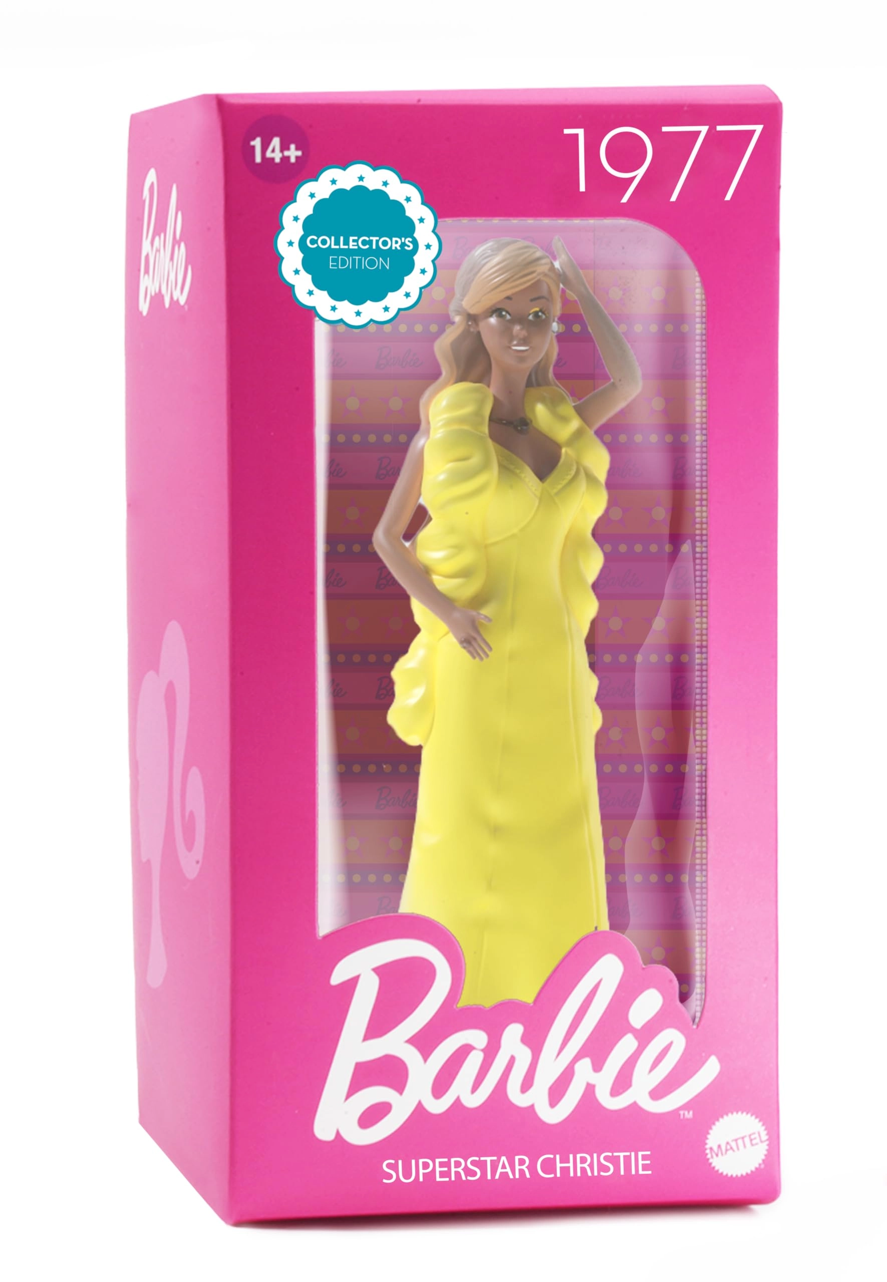 Barbie Christie Collectible Doll - Polyvinyl Chloride with Stand Ages 14+