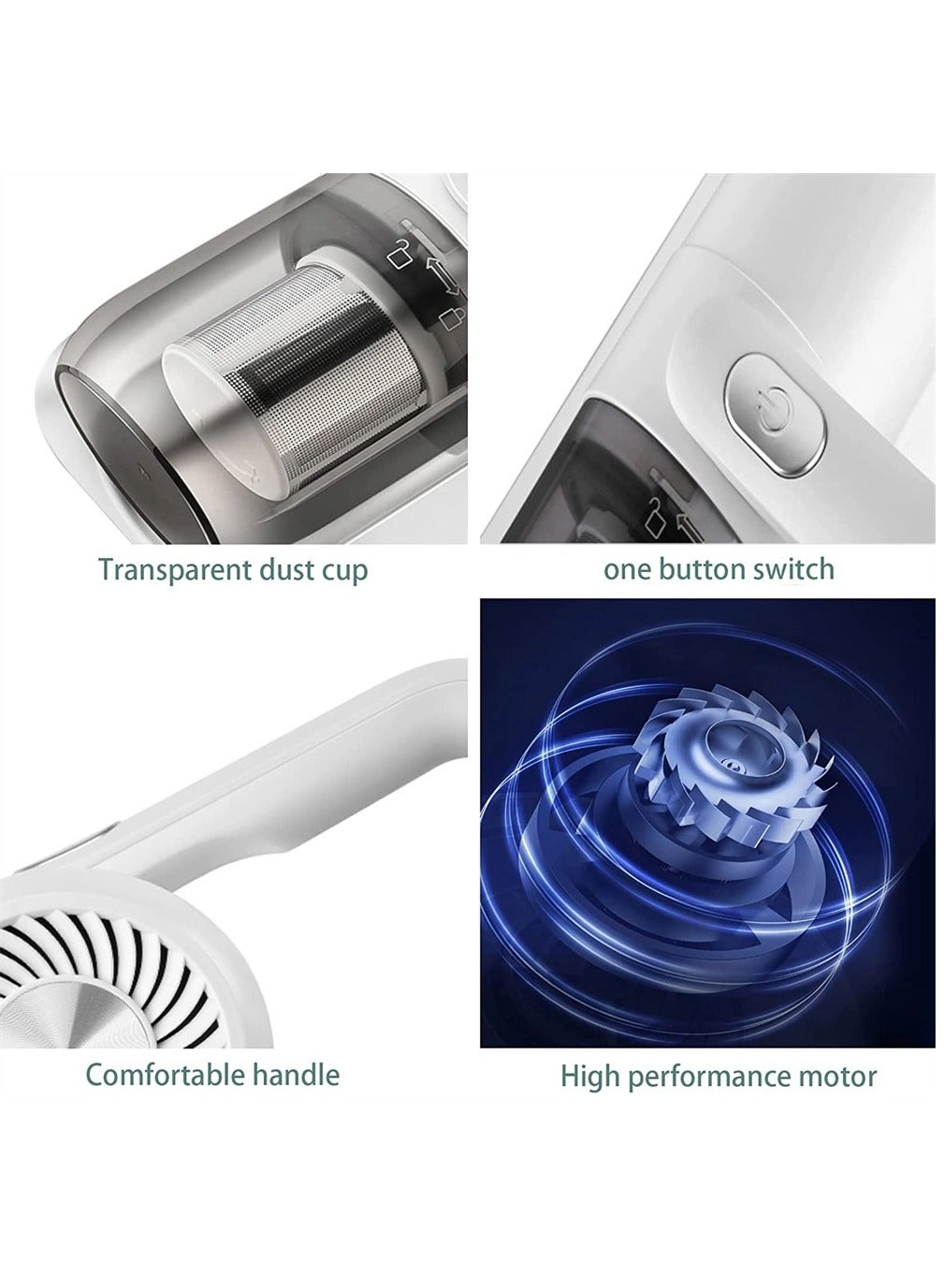 Bed Vacuum Cleaner - Cordless UV 0.5L