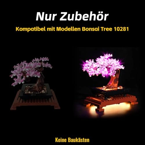 LED Light Set for Lego 10281 Bonsai Tree - pink USB