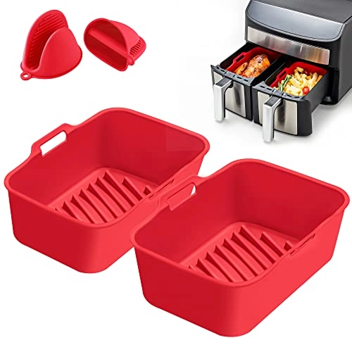 Air Fryer Silicone Liner - Silicone 2 Pack