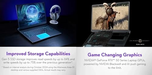 18 Area-51 - 18'' Ultra 9-275HX 32GB DDR5 4TB PCIe SSD