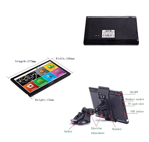 GPS Navigation 8646123515 - 7 inch 256M+8GB Free Lifetime Map Updates