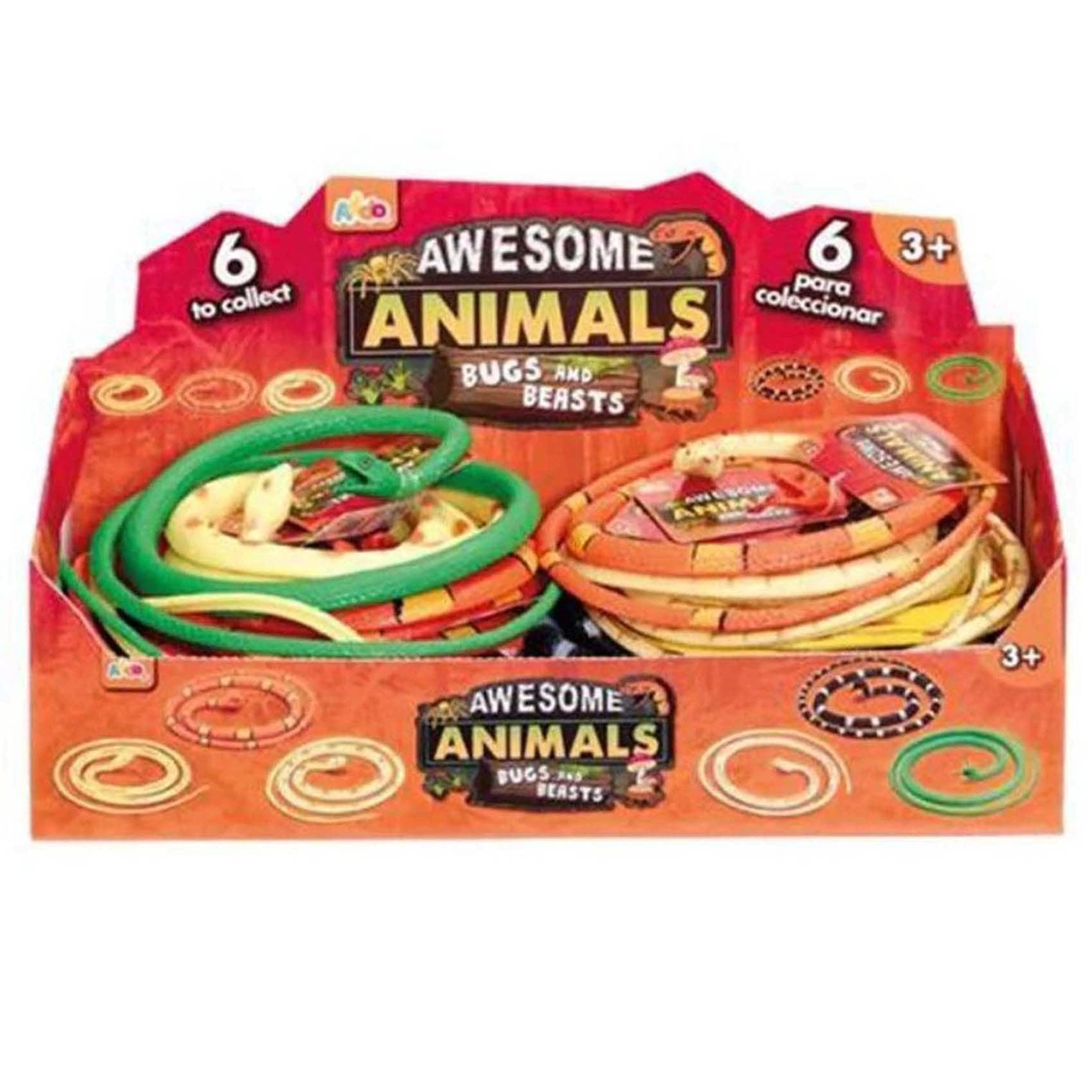 Carrefour Snake ADDO Awesome Animals 100 cm - Lifelike Detailed scale texture