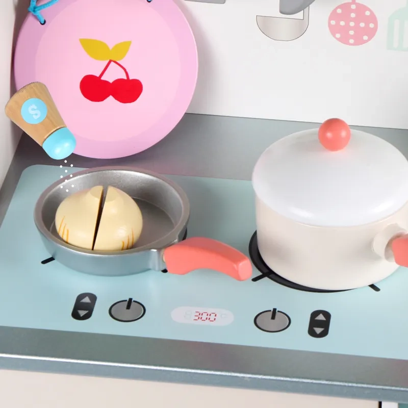 Kids Wooden Japanese F Type Kitchen Playset (GB-MSN 20003AB)