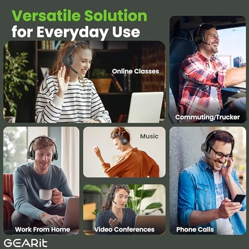 GI-HSET-BT-DUAL-BK-1 Wireless Headset