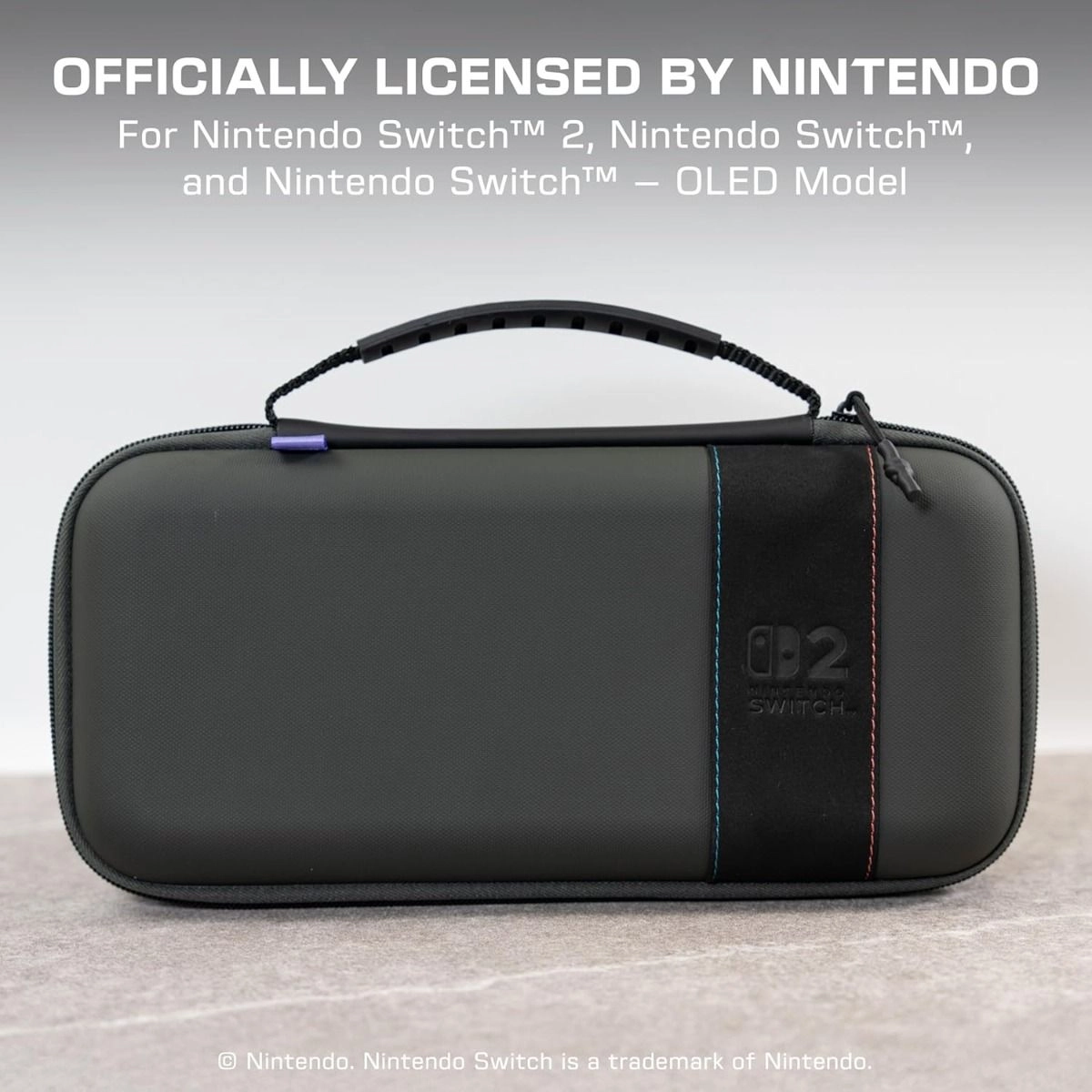 PlayTrek Slim Case - Switch 2 Charcoal Black