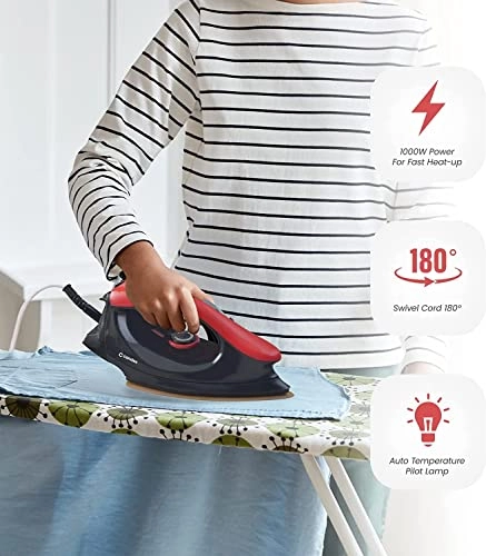 EI-106 - Lightweight 1000 watts 100% Non Stick Teflon Coating