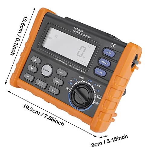 MS5910 - RCD Loop Resistance Tester USB