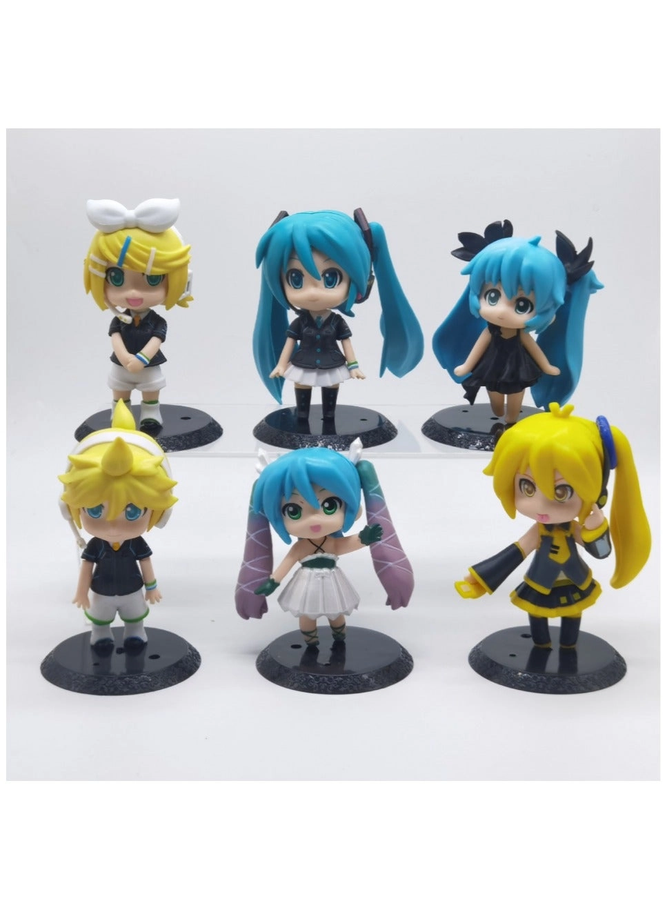Generic Collectible Hatsune Miku Figure Set - Anime - 7th Generation - 6 pcs
