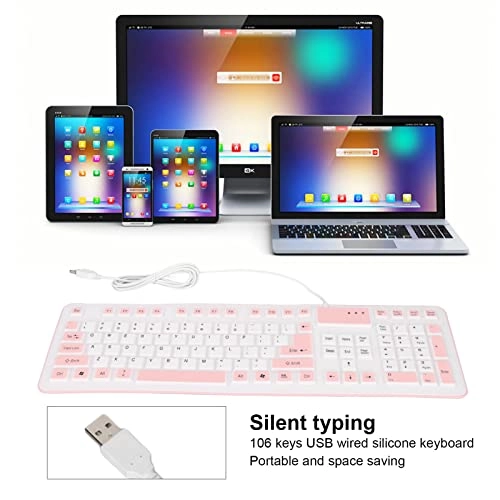 Foldable Silicone Keyboard - Wired