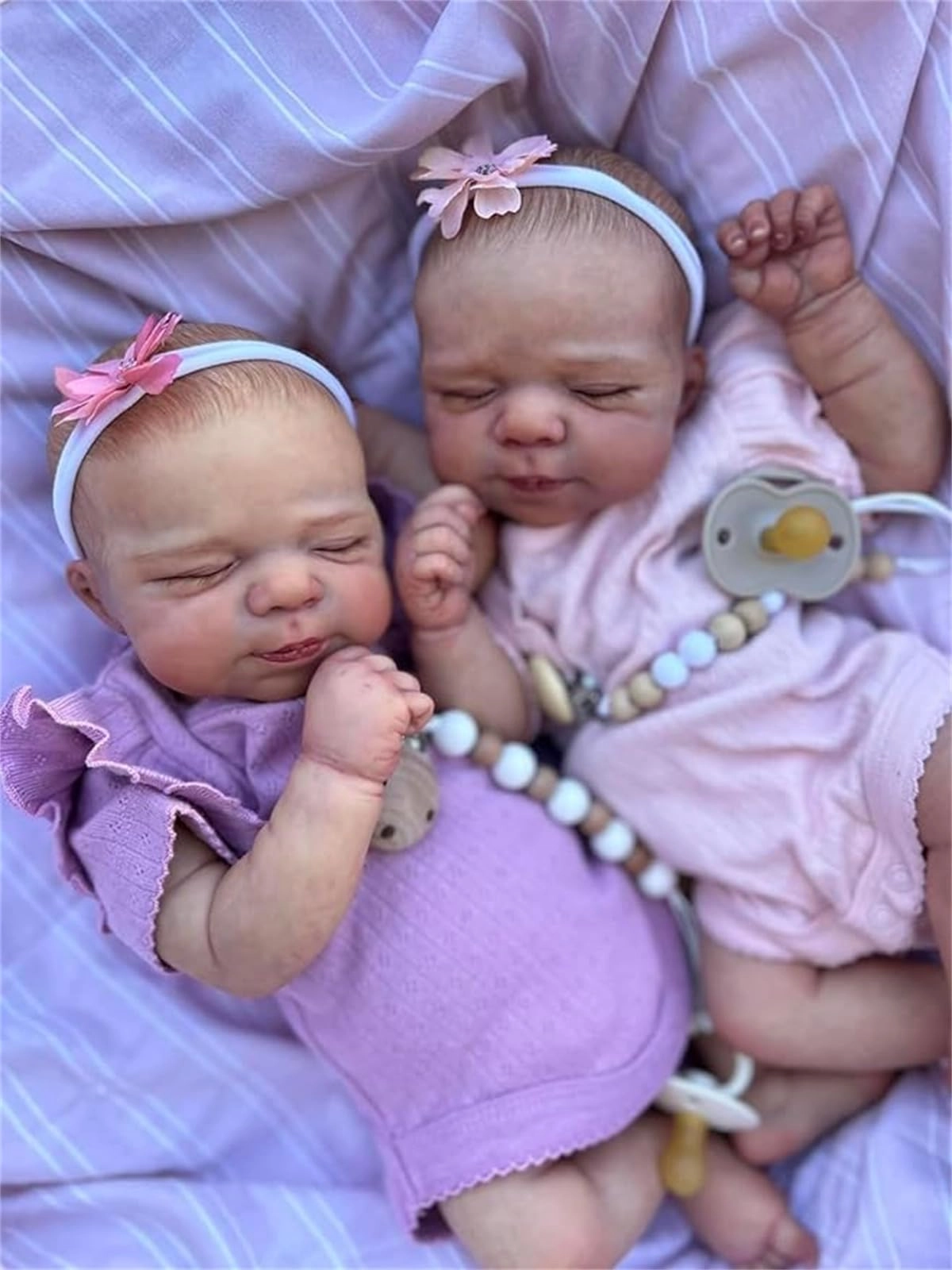 Reborn Baby Dolls Twins - 18 Inch Silicone Ages 3+