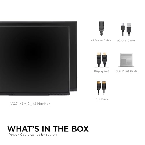 VG2448A-2_H2 - 24 Inch 1920x1080 Dual Pack