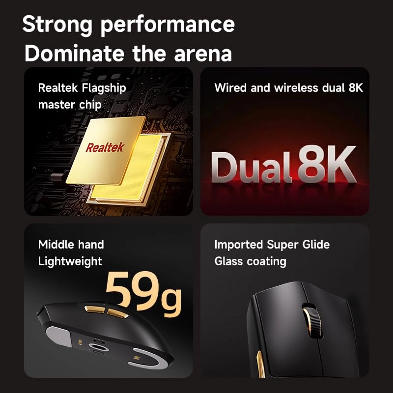 K7 Ultra Mouse - 2.4G Bluetooth USB