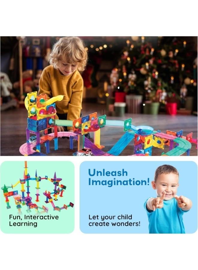 3-in-1 Magnetic Marble Run & Race Track (PTG108)